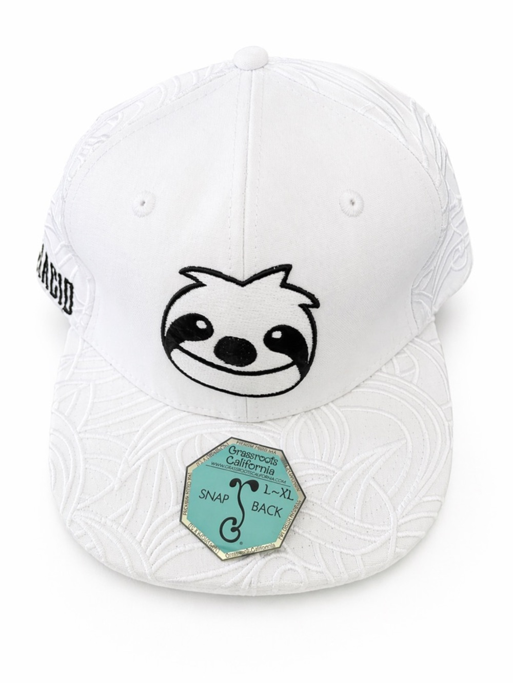 Grassroots California Limited Edition Sloth Cap - Multicolor Liner L/XL NWT